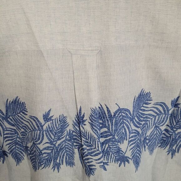 Saddlebred Men's XL Classic Fit Button Short Sleeve Hawaiian Camp Shirt - Picture 5 of 10